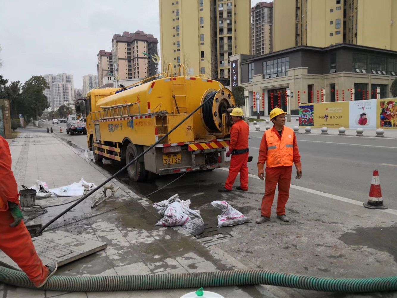 良庆排污管道清淤-管道清洗